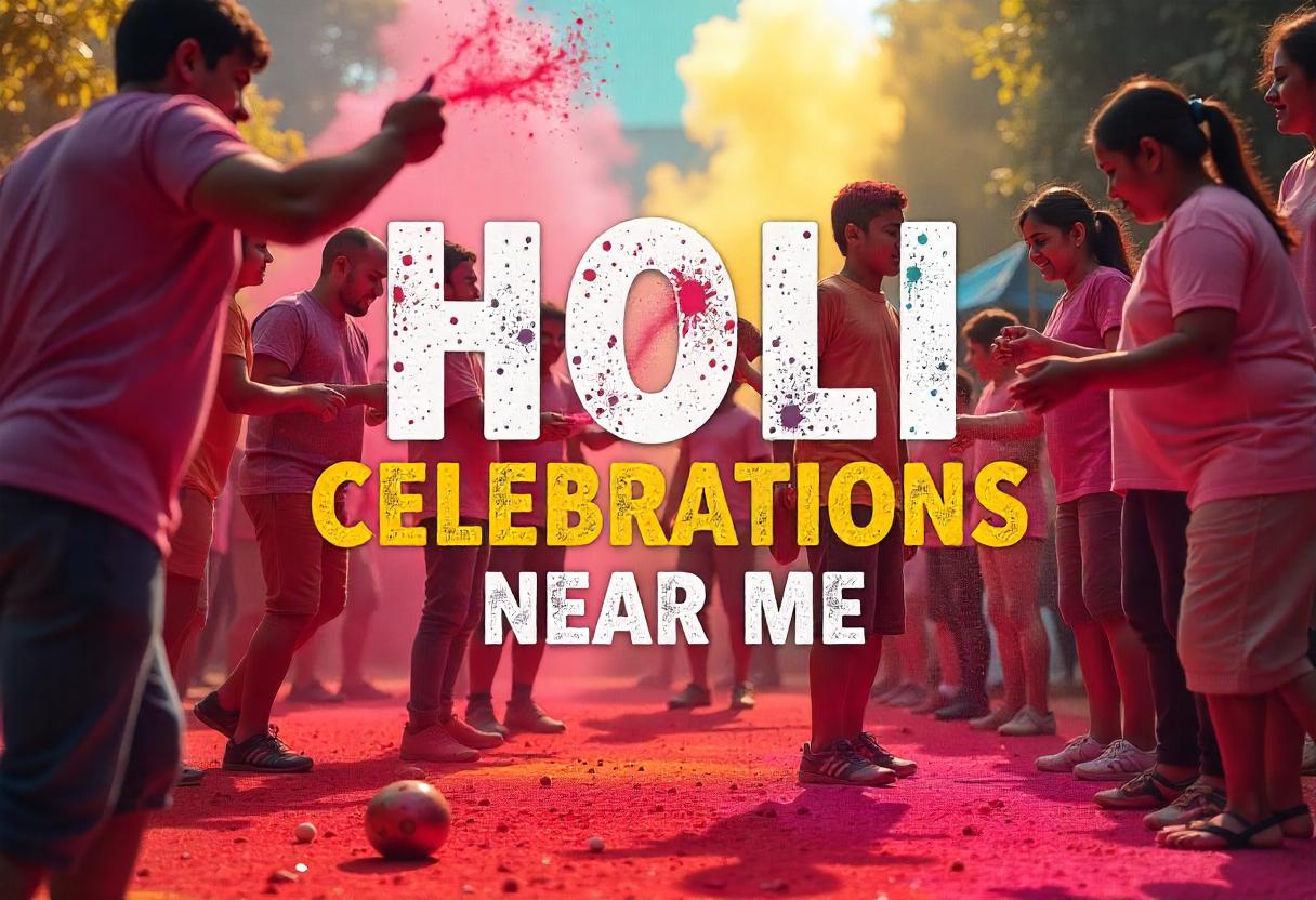 Holi Celebrations Near Me – Best Places to Celebrate Holi in 2025