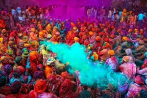 Udaipur, Rajasthan-The Royal Holi at the city Palace